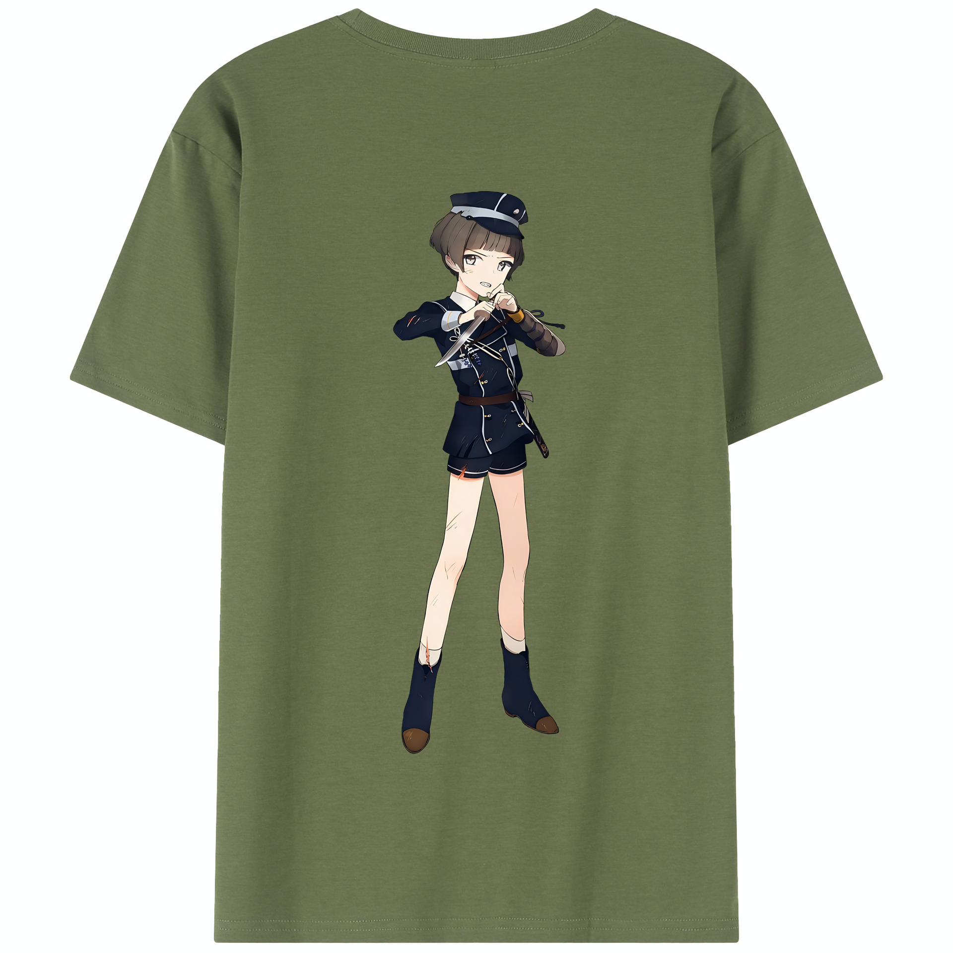 （画像用） 刀剣乱舞 Touken Ranbu 綿100％半袖Tシャツ（背面プリント）